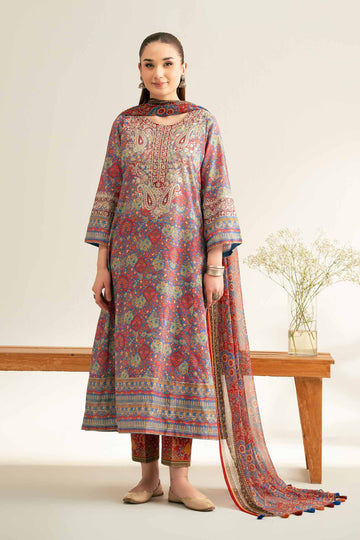 Nishat Linen 3 Piece - Embroidered Suit - 42519400 Online Shopping